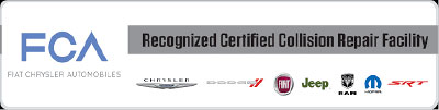 FCA, Fiat Chrysler Automobiles - Recognized Certified Collision Repair Facility